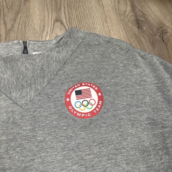 Nike Sweatshirt Womens XL Gray Tech Fleece Olympic Team USA USOC Olympics 807000 - Picture 3 of 6